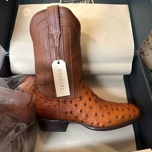 New Tecovas Carters Pecan Ostrich